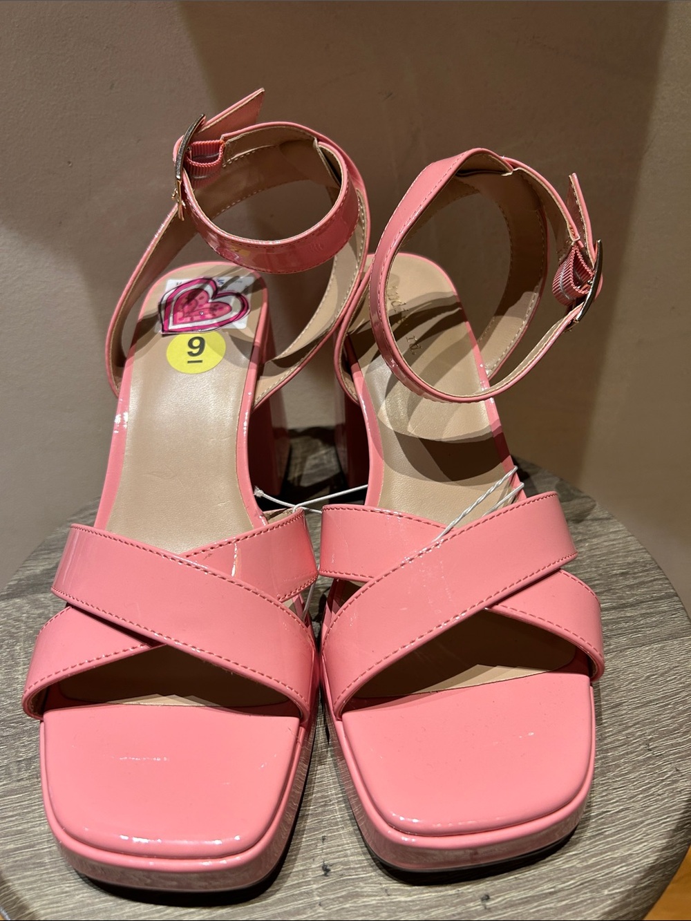 NEW Women’s Pink Ankle-Strap Sandals